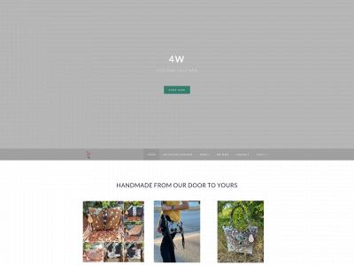 www.4wcustomleather.com snapshot