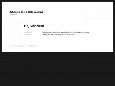osteopatjohanhallberg.se snapshot