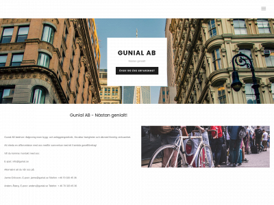 gunial.se snapshot