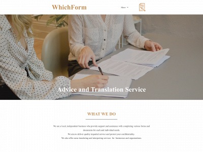 whichform.co.uk snapshot