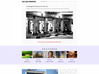 www.exilesansfrontieres.com snapshot