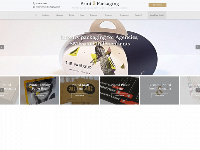printandpackaging.co.uk snapshot
