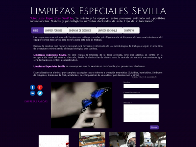 limpiezasespecialessevilla.com snapshot