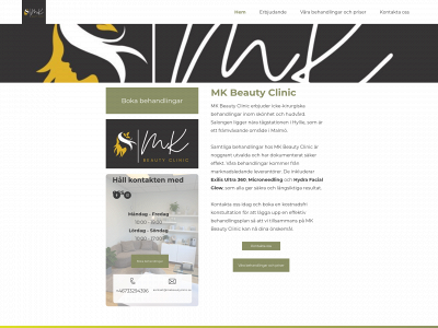 mkbeautyclinic.se snapshot