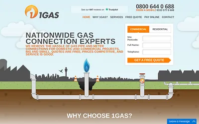 1gasconnections.co.uk snapshot
