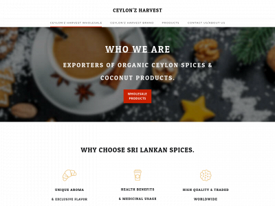 www.ceylonzharvest.com snapshot