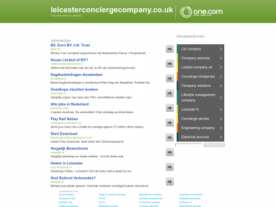 leicesterconciergecompany.co.uk snapshot