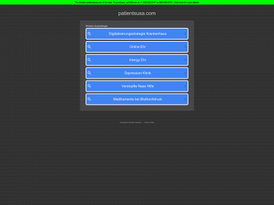 patientsusa.com snapshot