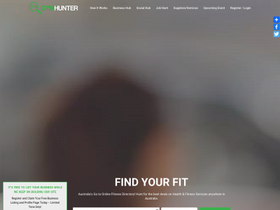 gymhunter.com.au snapshot