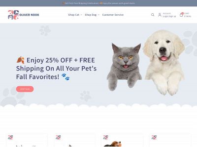 olivernook.com snapshot