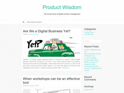 productwisdom.org snapshot