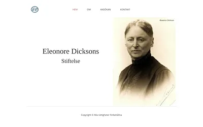 eleonoredicksonsstiftelse.se snapshot