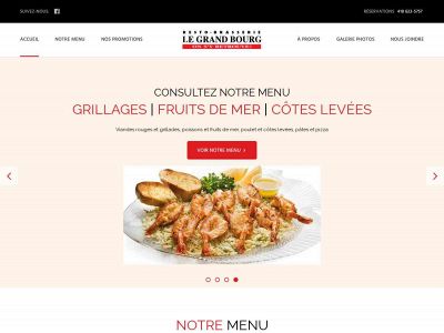 restobrasserielegrandbourg.com snapshot