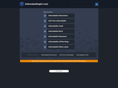 unbreakablegirl.com snapshot