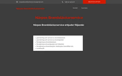 narpesbrandslackarservice.fi snapshot