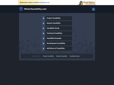misterfeasibility.com snapshot
