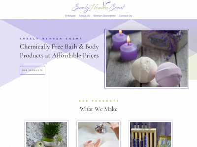 surelyheavenscent.com snapshot
