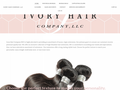 www.ivoryhairco.com snapshot