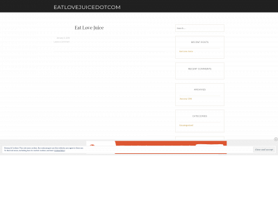 eatlovejuice.com snapshot