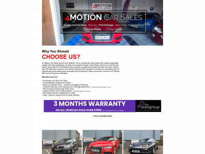 4motioncars.com snapshot