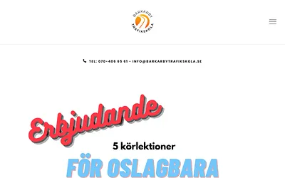 barkarbytrafikskola.se snapshot