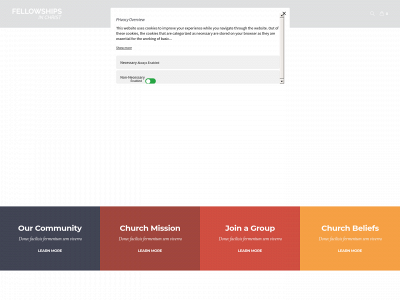 fellowshipsinchrist.com snapshot