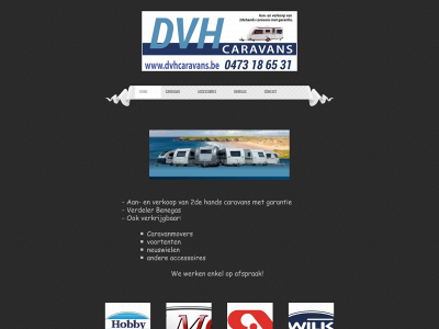 dvhcaravans.be snapshot
