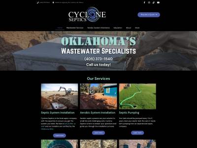 cycloneseptics.com snapshot
