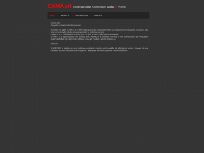 camasrl.it snapshot
