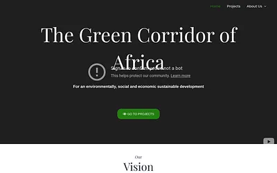 the-green-corridor-of-africa.com snapshot