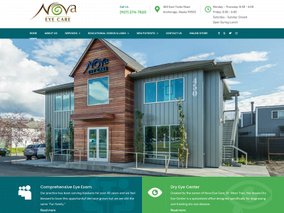 novaeyecares.com snapshot
