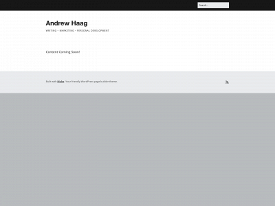 andrewhaag.com snapshot