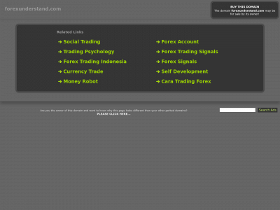 forexunderstand.com snapshot