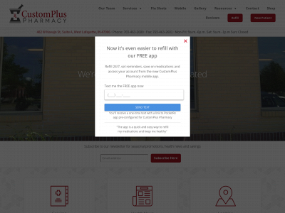 customplusrx.com snapshot
