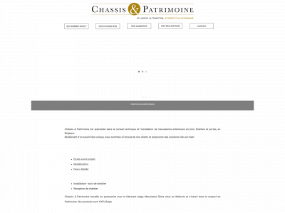 chassisetpatrimoine.be snapshot