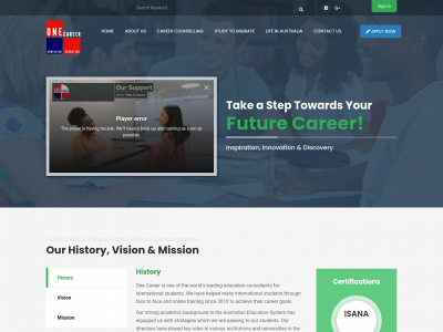 onecareer.com.au snapshot