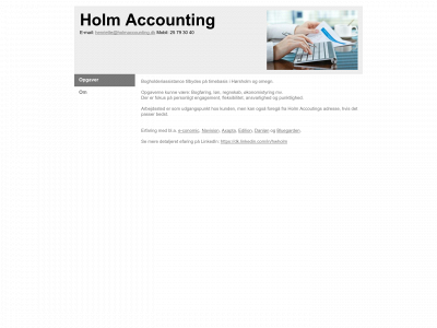 holmaccounting.dk snapshot