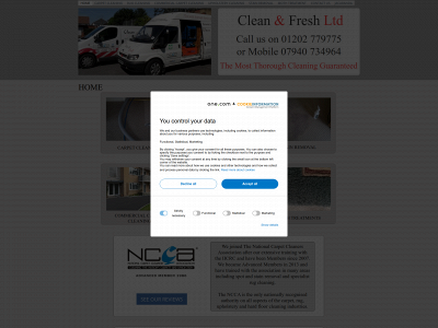 cleanandfreshltd.com snapshot