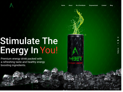 amberenergydrink.com snapshot