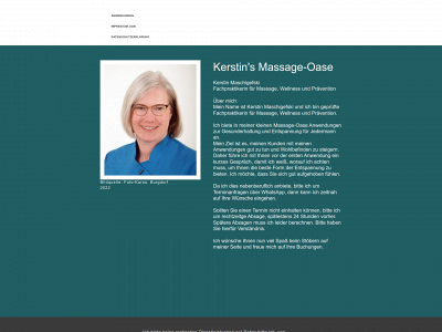 kerstins-massage-oase.de snapshot