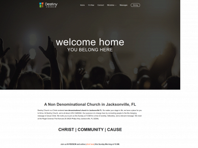 destinychurchjacksonville.com snapshot