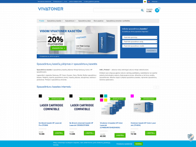 vivatoner.lt snapshot