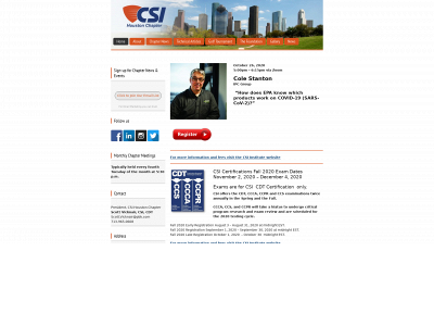 csihouston.org snapshot