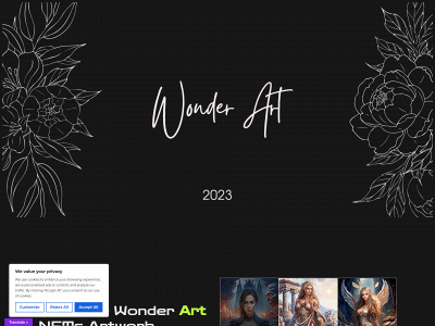 wonderartnft.com snapshot