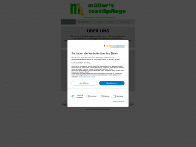muellers-textilpflege.de snapshot