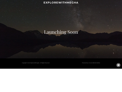 explorewithmegha.com snapshot