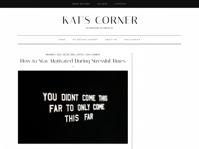 katscorner.org snapshot