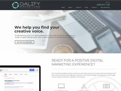 galifymarketing.com snapshot