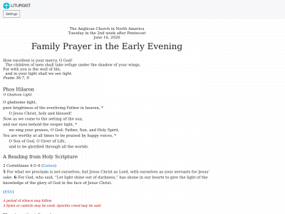 liturgist.church snapshot
