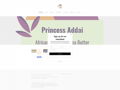 www.princessaddai.com snapshot